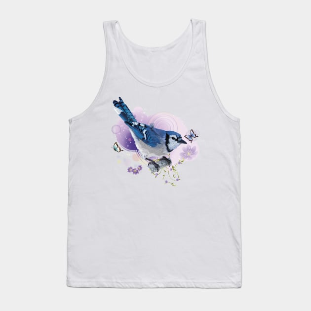 Blue Jay Tank Top by obscurite